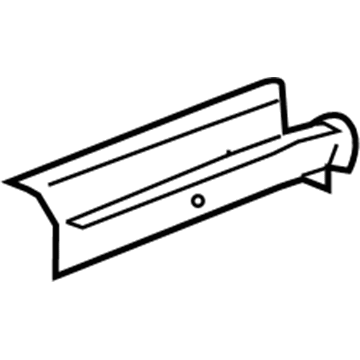 GM 22745738 Rail Extension, Rear Passenger Side