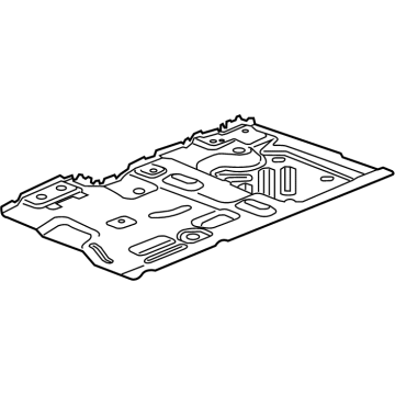 GM 23326369 Front Floor Pan, Driver Side