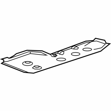 GM 23390131 Underbody Shield, Front Passenger Side