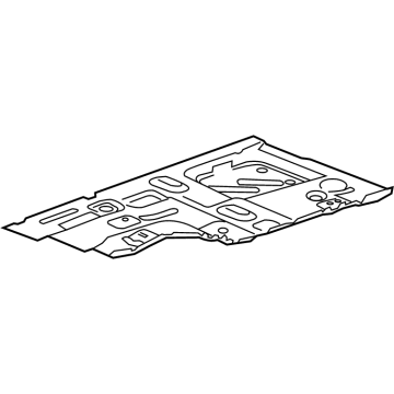 GM 23326370 Front Floor Pan, Passenger Side