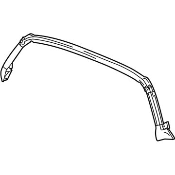 GM 84007386 Weatherstrip, Rear
