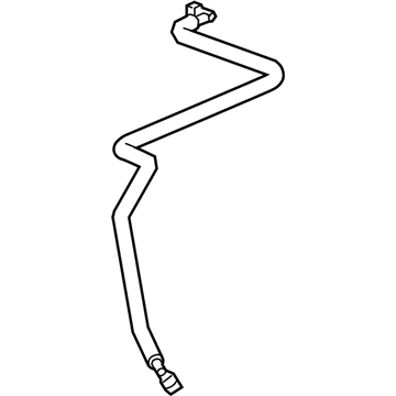 Chevy Crankcase Breather Hose - 12631869