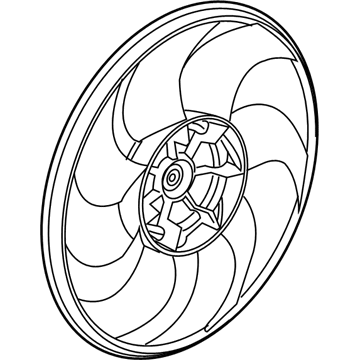 Chevy Equinox A/C Condenser Fan - 84117014