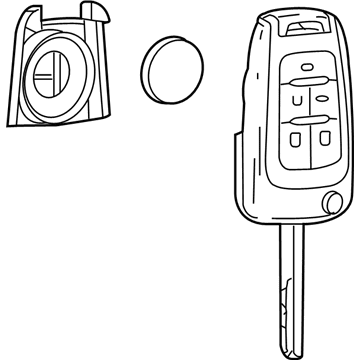 Buick 13504204 Transmitter