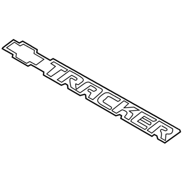 GM 30021370 Emblem, Front