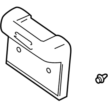 GM 91175259 License Panel