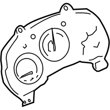 Chevy Trailblazer Instrument Cluster - 19117185