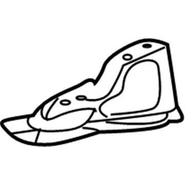 GM 25861309 Fender Mounting Bracket, Front Driver Side