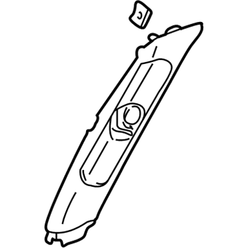 Saturn 22729103 Center Pillar Trim