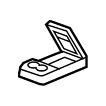 GM 15901740 Armrest, Titanium, Driver Side