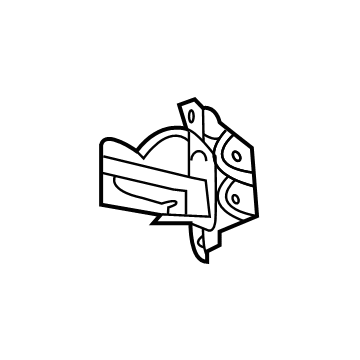 GM 84708908 Extension, Front Inner Driver Side