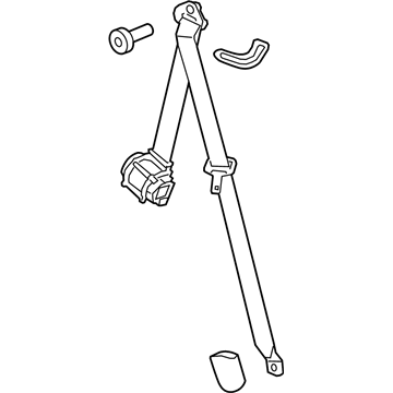 Cadillac 19303051 Outer Belt Assembly