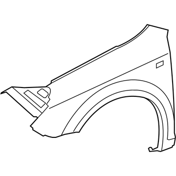 GM 15939056 Fender, Front Passenger Side