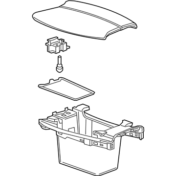 GM 23341013 Compartment Box, Front