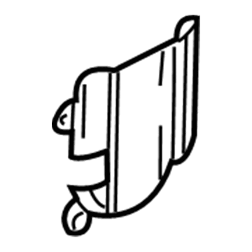 GM 10439296 Heat Shield, Passenger Side