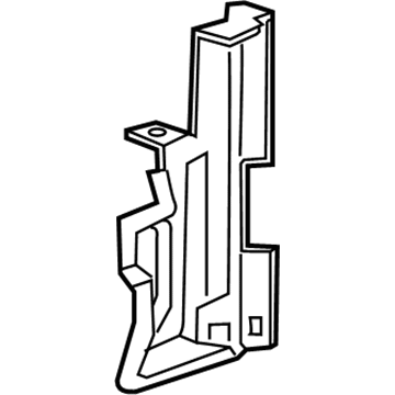 GM 23194012 Side Baffle, Lower Passenger Side