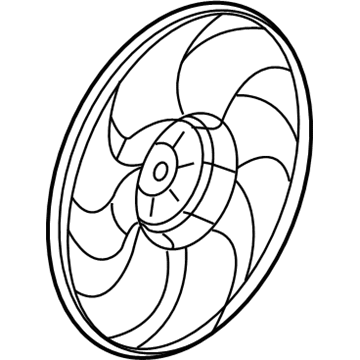 Chevy Equinox A/C Condenser Fan - 19129814