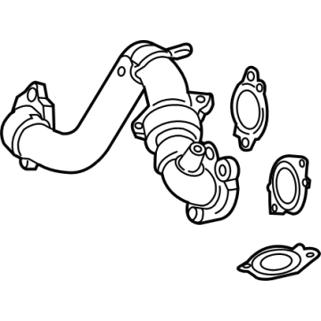 Chevy Silverado 2500 HD EGR Tube - 12695130