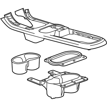 GM 22789352 Upper Trim Panel, Front