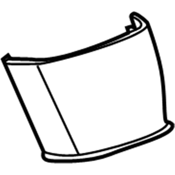 GM 22789345 Rear Trim Panel, Black
