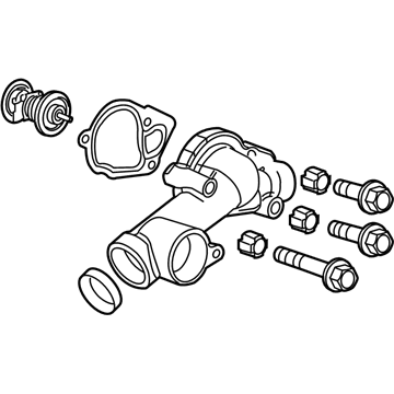 Cadillac 12638186 Thermostat Housing