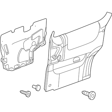 Saturn 15945533 Door Trim Panel