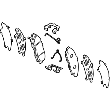 Buick Enclave Brake Pad - 85520396