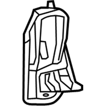 GM 22904200 Floor Duct, Passenger Side