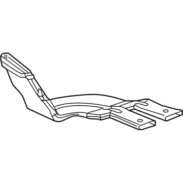 GM 22904192 Rear Duct, Passenger Side