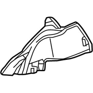 GM 22904199 Floor Duct, Driver Side