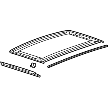 GM 84521052 Sunroof Glass