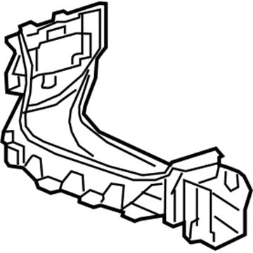 GM 42492279 Upper Trim, Dark Gray, Driver Side