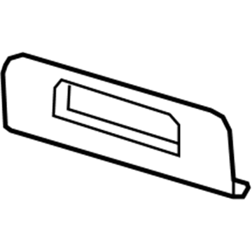 GM 15853229 Handle Cover, Titanium