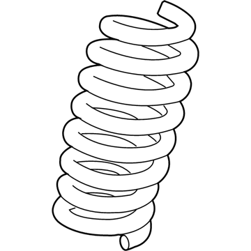 Cadillac Coil Springs - 23498315