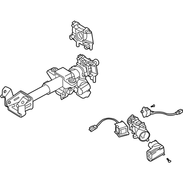 Pontiac G3 Steering Column - 96808467