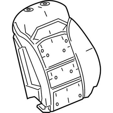 GMC 84736474 Seat Back Pad