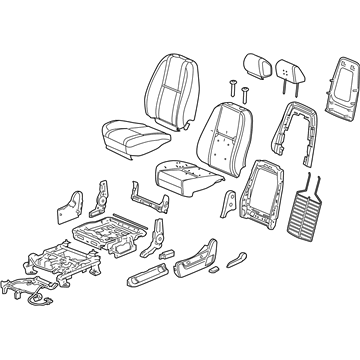 Chevy 15904234 Seat Assembly