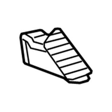 GM 13282235 Vent Grille, Black, Driver Side