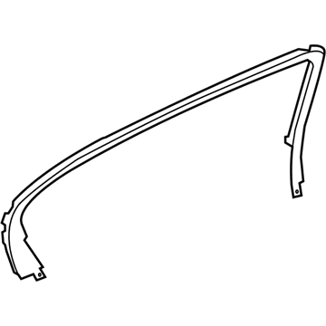 GM 20900033 Upper Molding, Rear Driver Side
