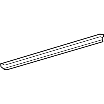 GM 20867208 Belt Weatherstrip, Rear Driver Side