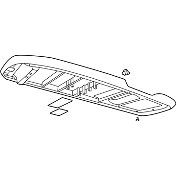 GMC 12384814 Roof Console
