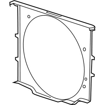 GMC Fan Shroud - 84311332