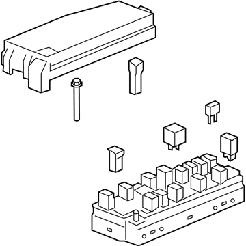 Saturn Fuse Box - 25965550