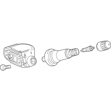 Cadillac TPMS Sensor - 13538761