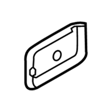 GM 19316984 Handle, Inside Bezel, Rear Passenger Side