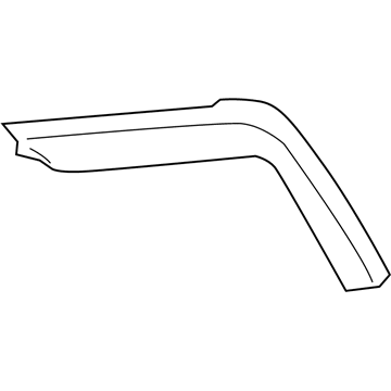 GM 10365087 Rear Molding, Passenger Side