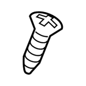 GM 11518503 Front Molding Screw