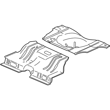 Chevy 12493159 Floor Pan