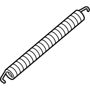 GM 84090208 Spring, Rear Driver Side