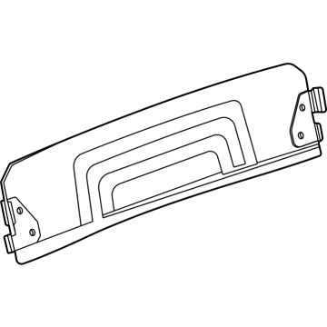 GM 85647930 Back Glass, Rear